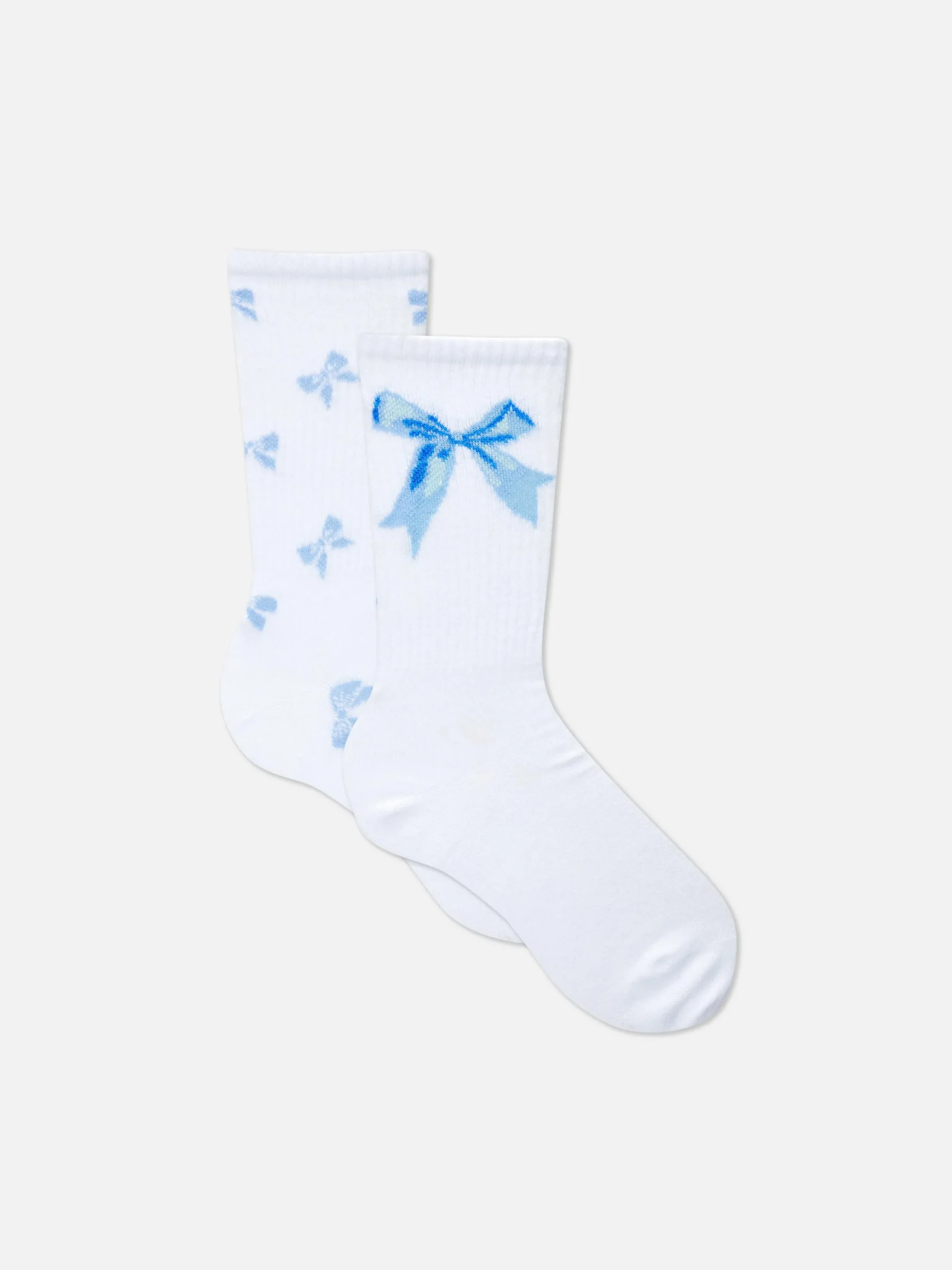 Lot De 2 Paires De Chaussettes Coquettes à Nœud