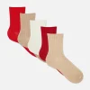 Lot De 5 Paires De Chaussettes Côtelées