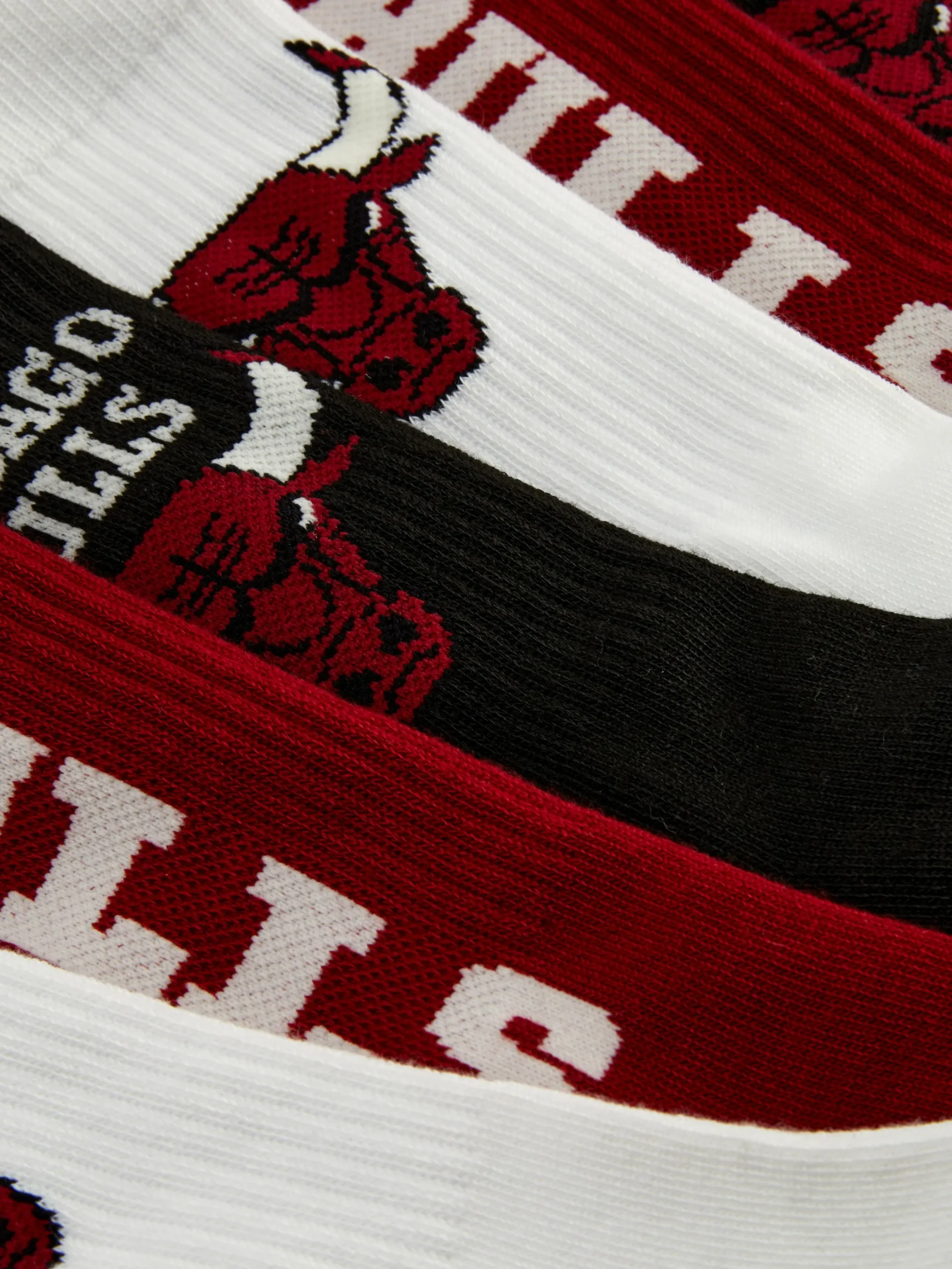Lot De 3 Paires De Chaussettes NBA Chicago Bulls