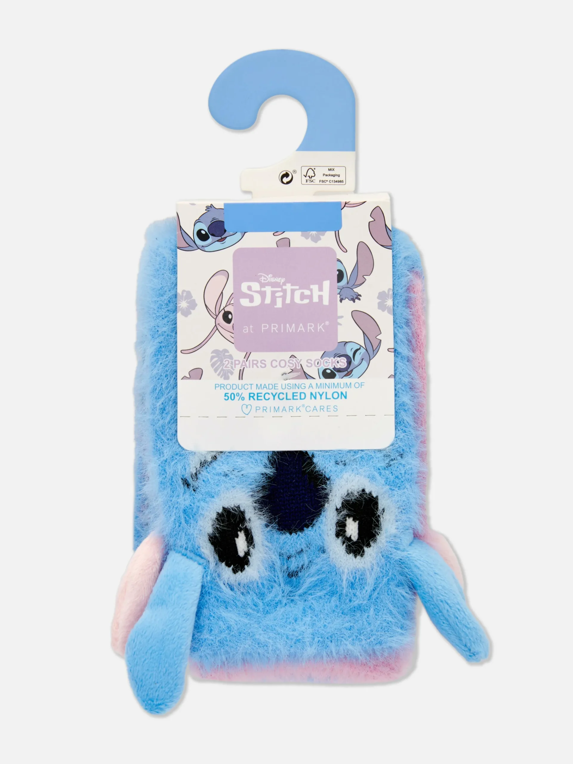 Lot De 2 Paires De Chaussettes Chaudes Disney Lilo & Stitch Angel
