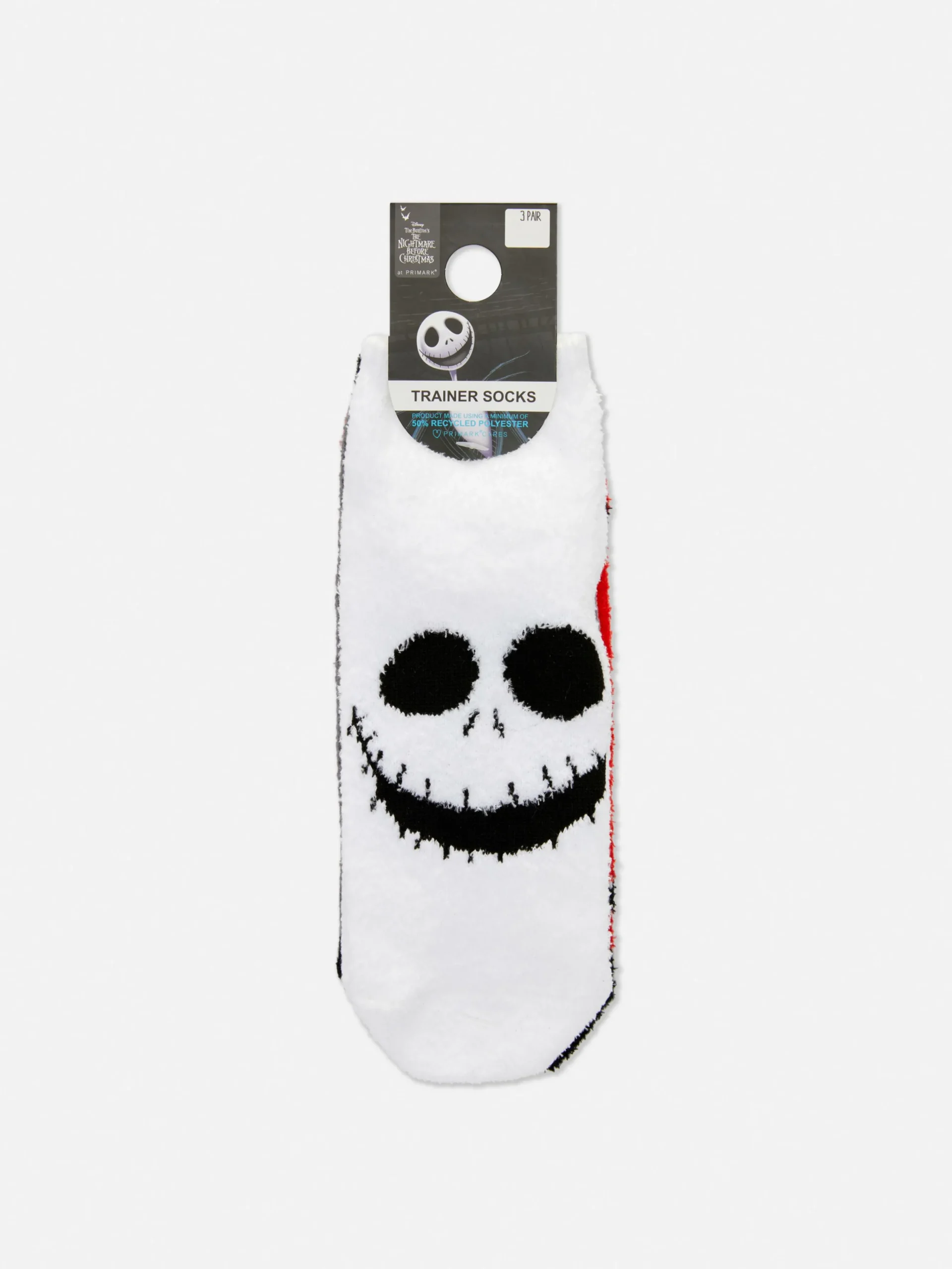 Lot De 3 Paires De Chaussettes Disney L'étrange Noël De Monsieur Jack
