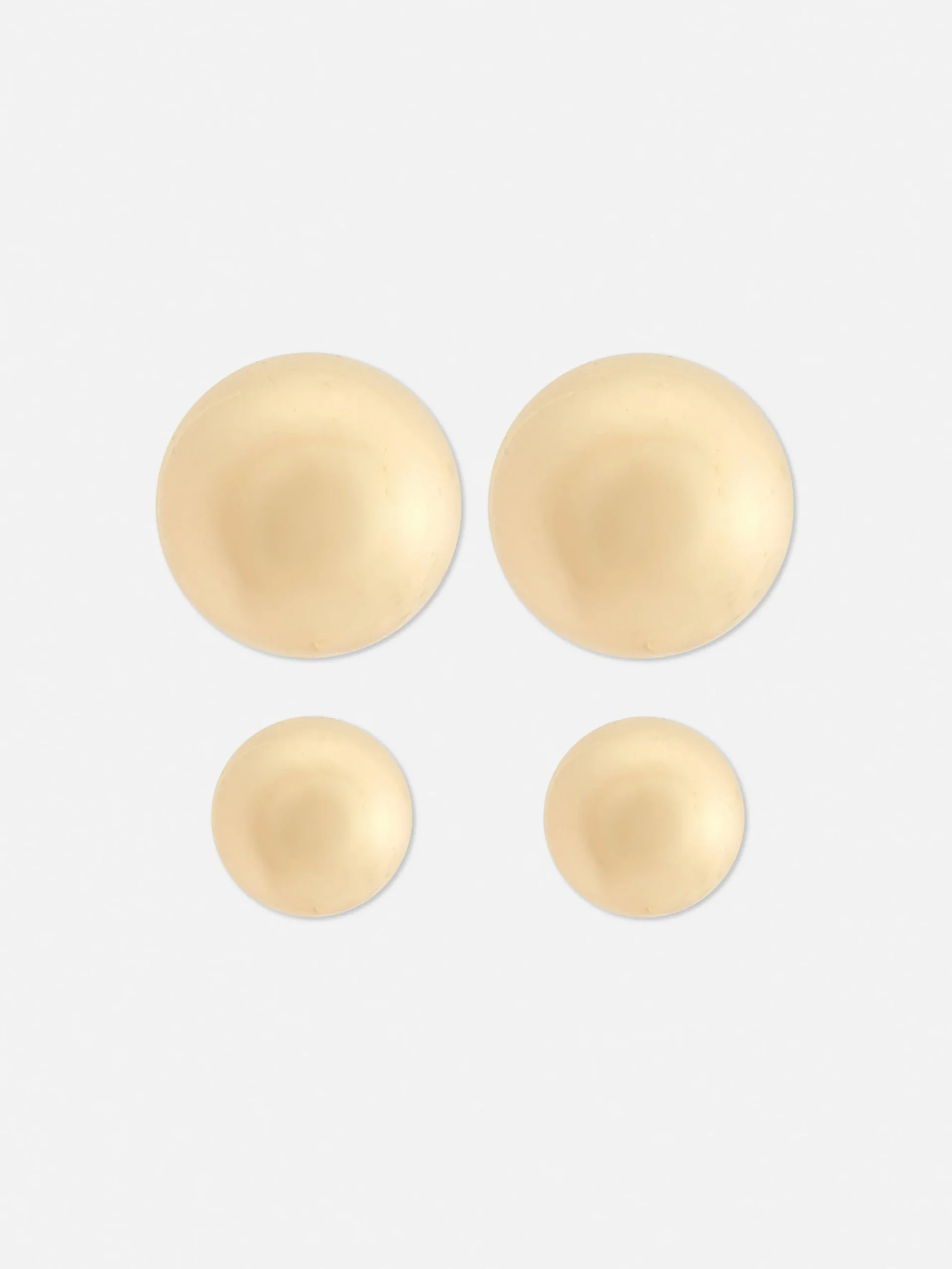 Lot De 2 Paires De Clous D'oreilles Orbes