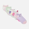 Lot De 5 Paires De Socquettes à Imprimé Crème Glacée