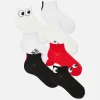 Lot De 7 Paires De Socquettes à Motifs Yeux