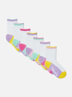 Lot De 7 Paires De Socquettes Jours De La Semaine
