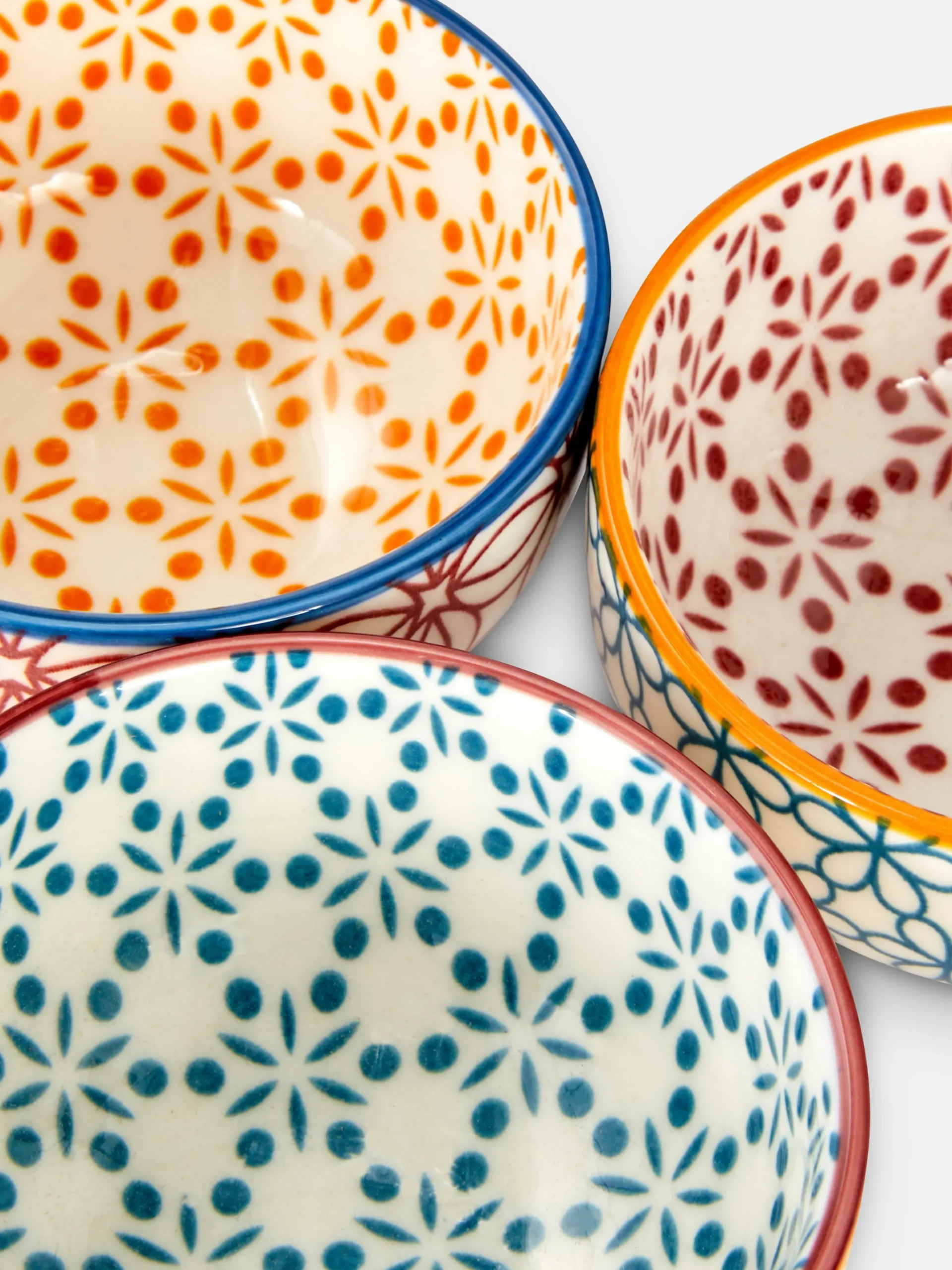Lot De 3 Petits Bols à Motif Mosaïque