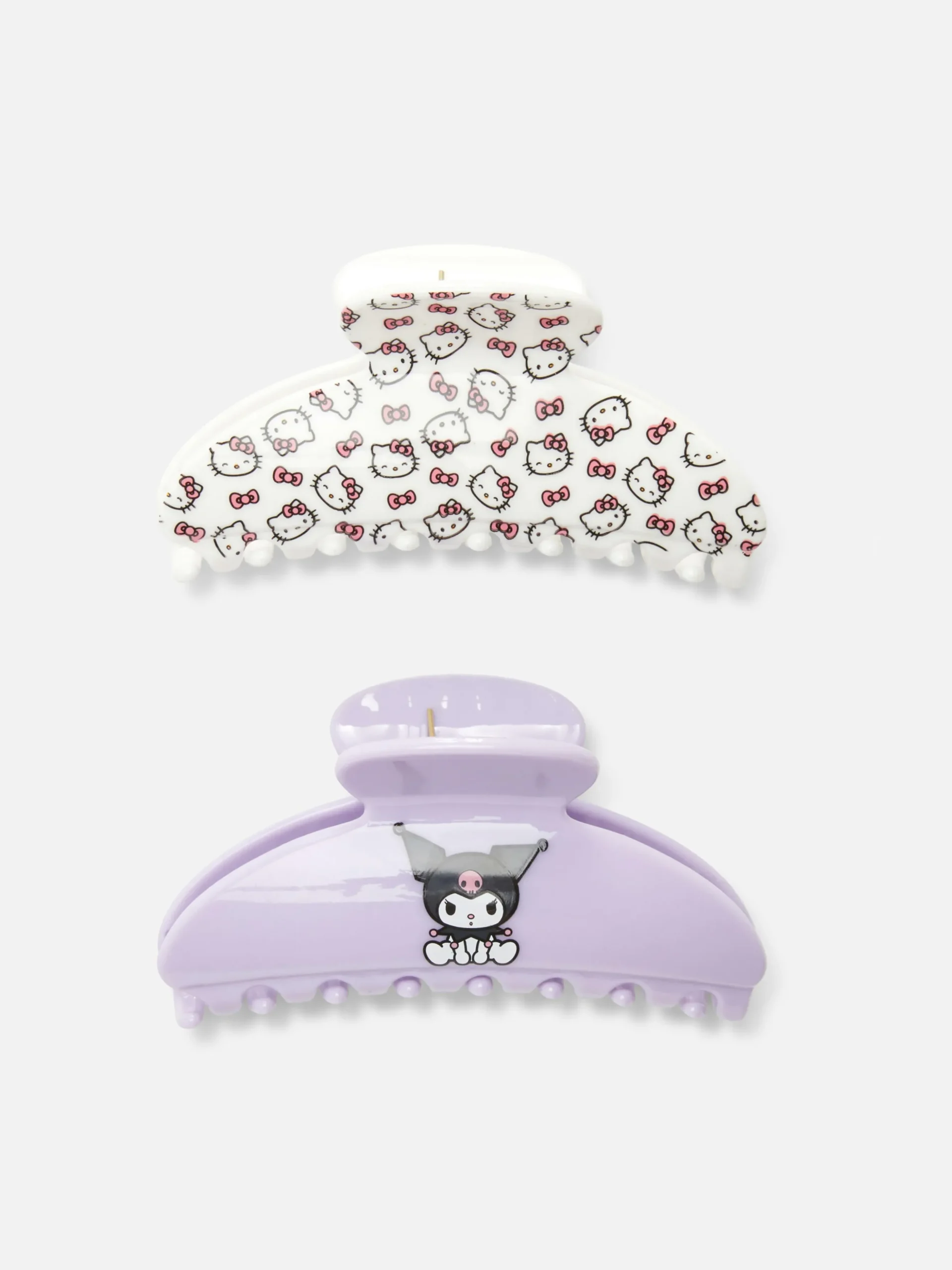 Lot De 2 Pinces à Cheveux Pieuvre Hello Kitty And Friends