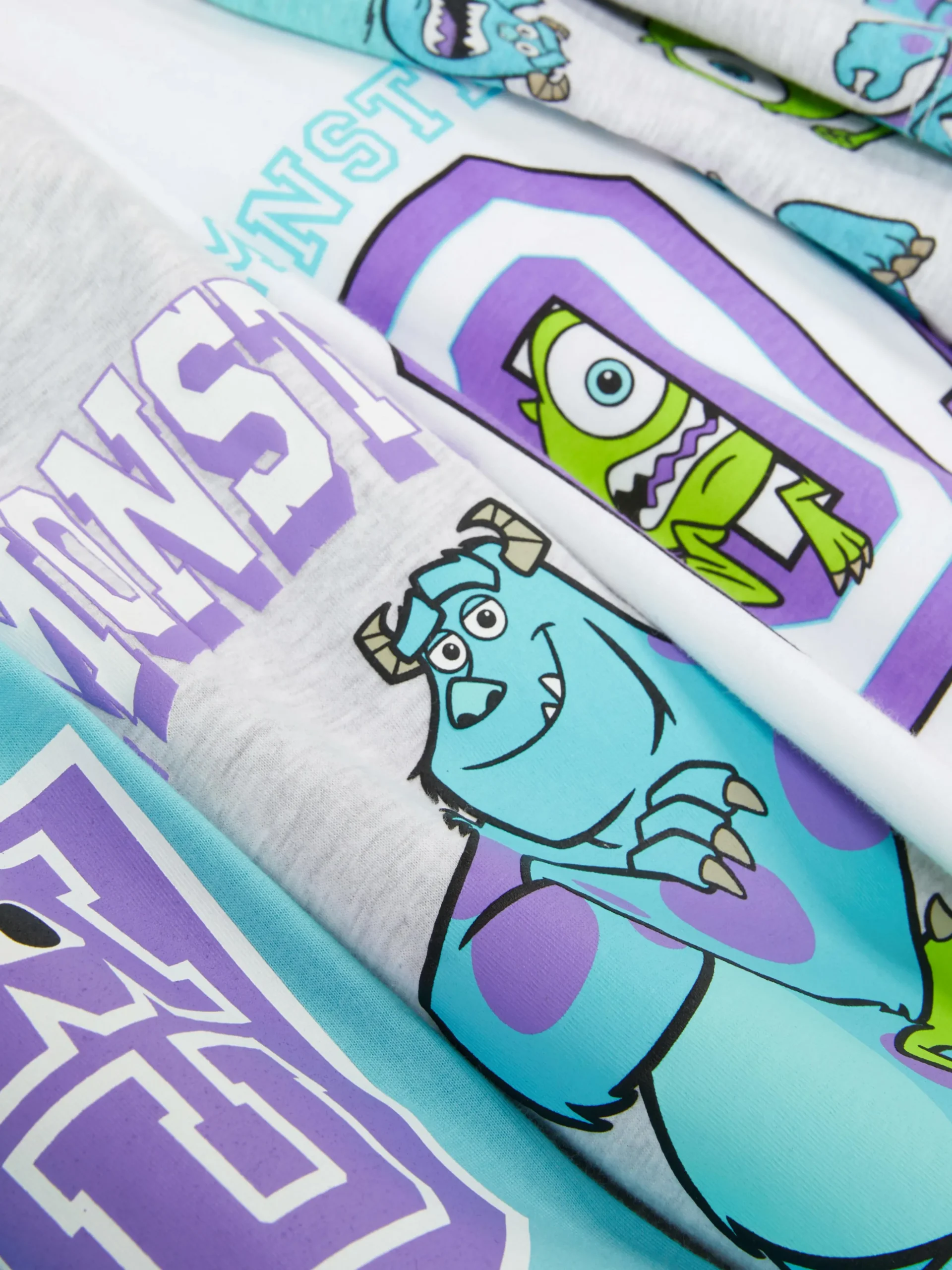 Lot De 2 Pyjamas Courts Disney Monsters, Inc.