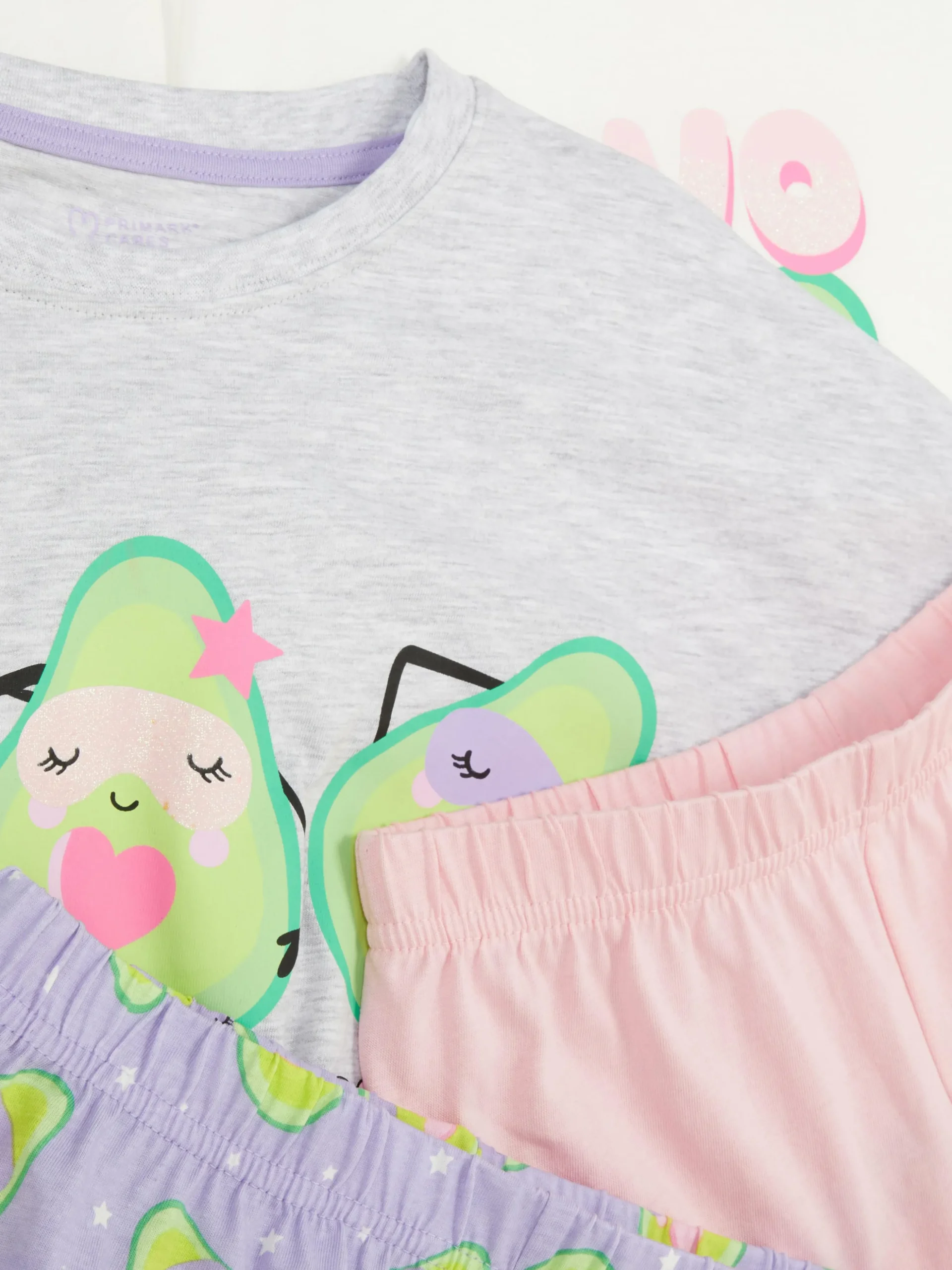 Lot De 2 Pyjamas Graphiques à Motif Avocat