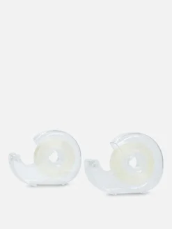 Lot De 2 Rubans Adhésifs Avec Distributeur