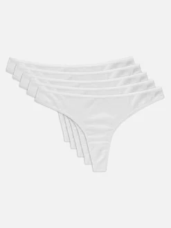 Lot De 5 Strings En Coton