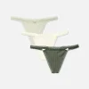 Lot De 3 Strings En Pointelle