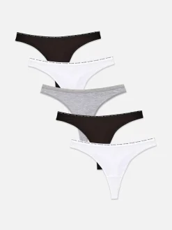 Lot De 5 Strings Stretch Tendance