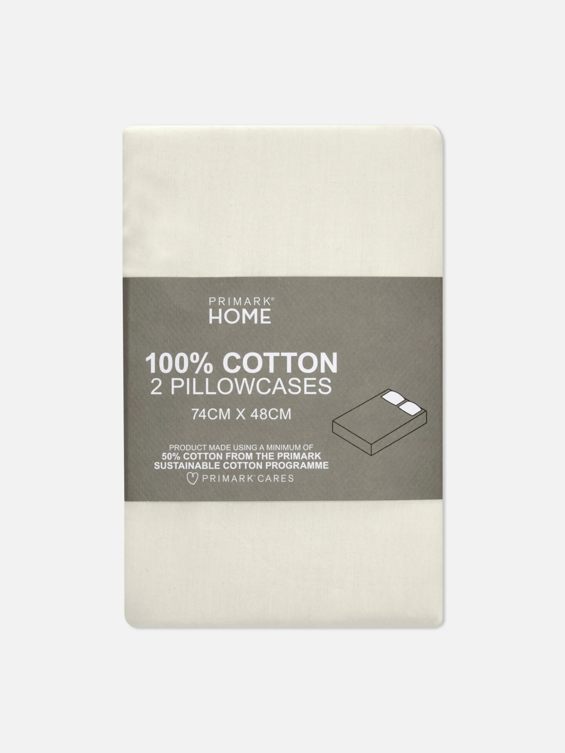 Lot De 2 Taies D'oreiller En Satin Blanc