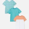 Lot De 3 T-shirts à Imprimés Variés