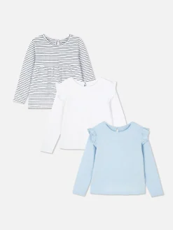 Lot De 3 T-shirts à Manches Longues