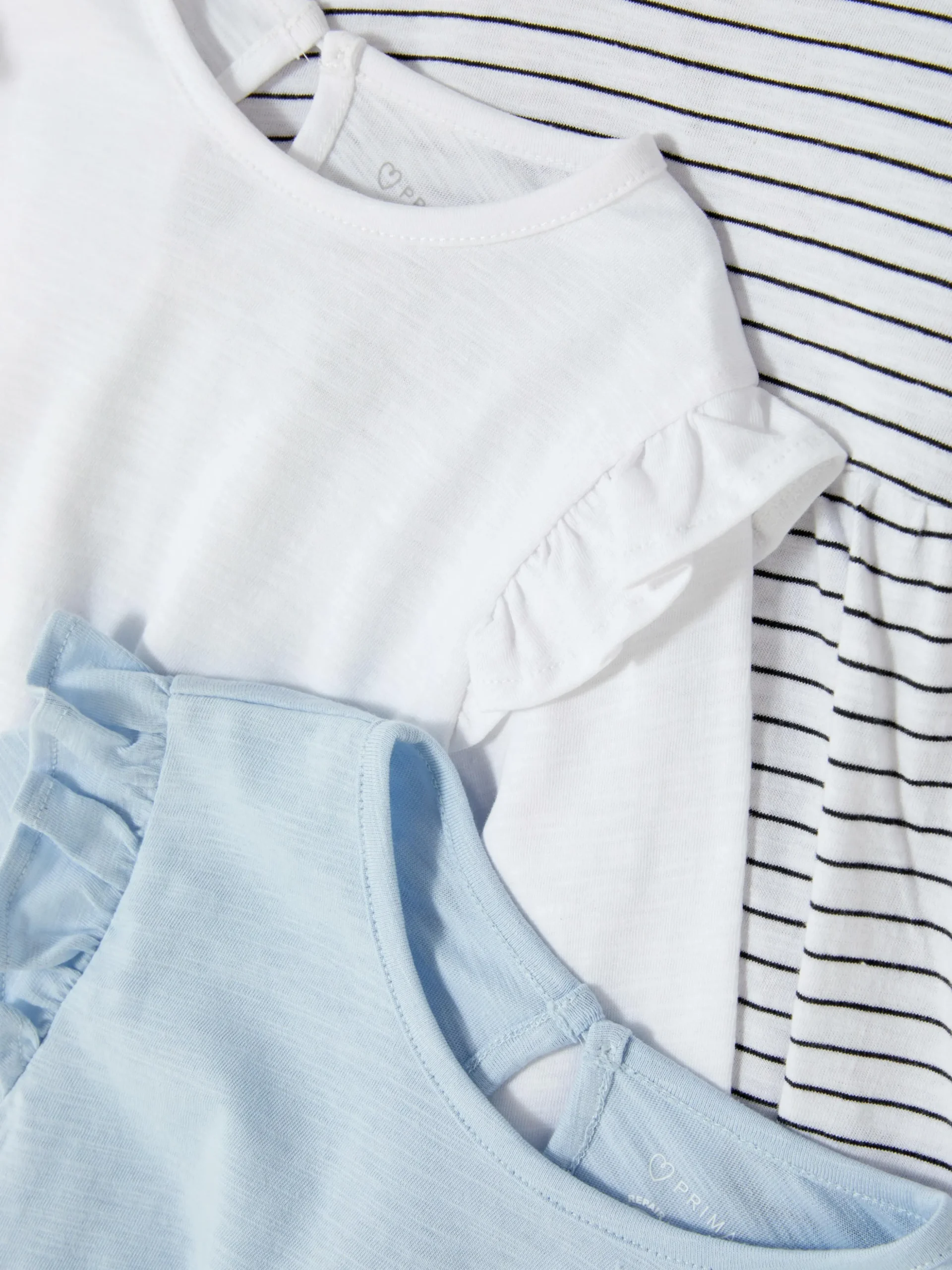 Lot De 3 T-shirts à Manches Longues