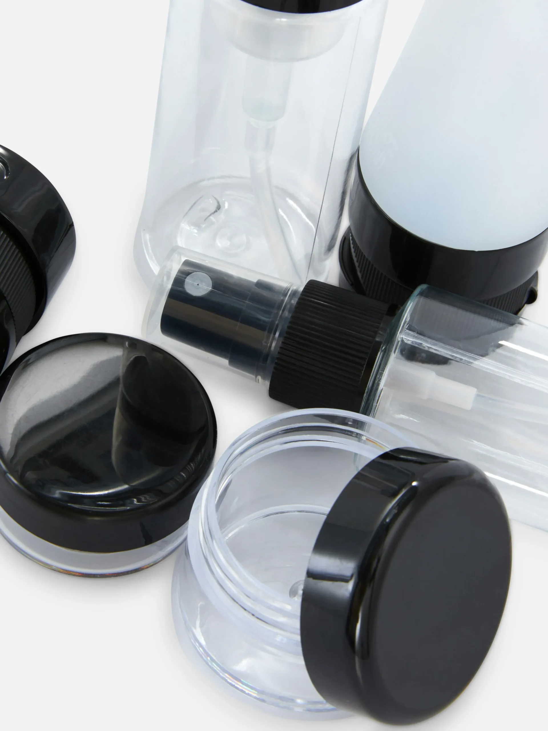 Lot De Flacons De Cosmétiques De Voyage Pour Homme