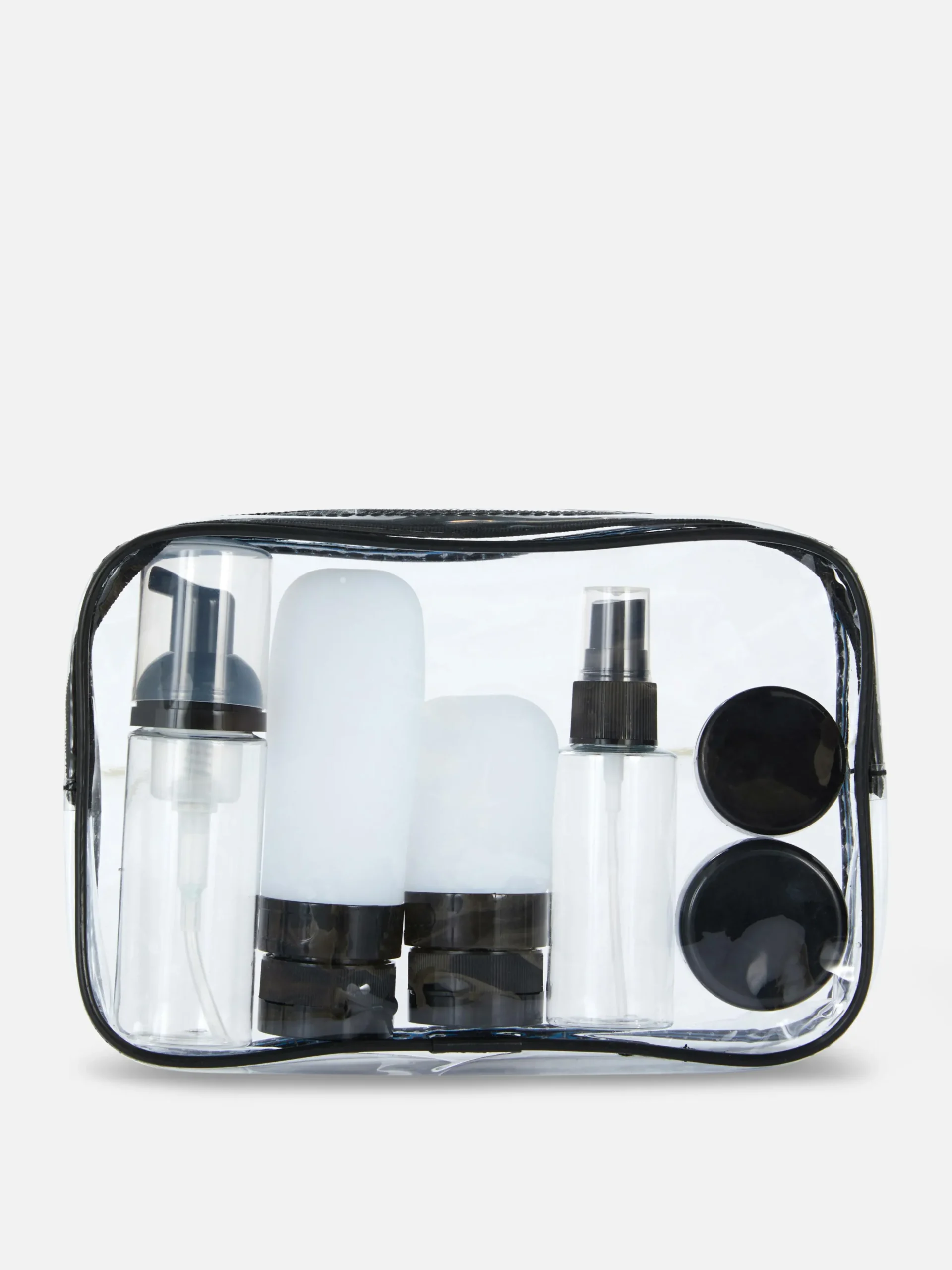 Lot De Flacons De Cosmétiques De Voyage Pour Homme