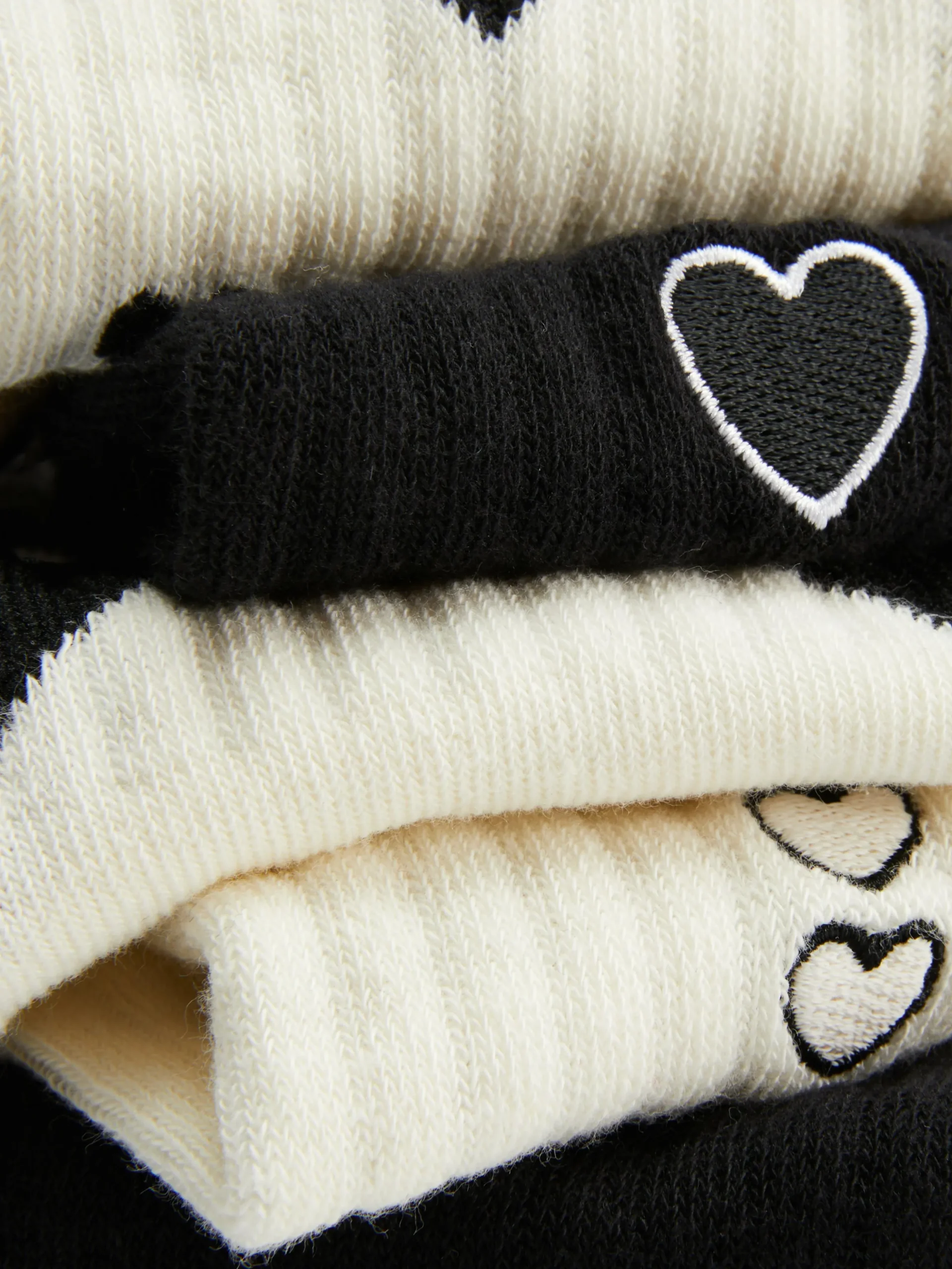 Lot De 5 paires De Chaussettes à Motif Cœur