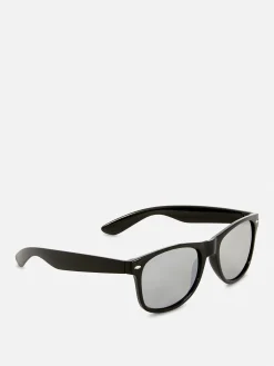 Lunettes De Soleil Effet Miroir à Monture Carrée