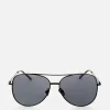 Lunettes De Soleil Teintées à Monture Métallique