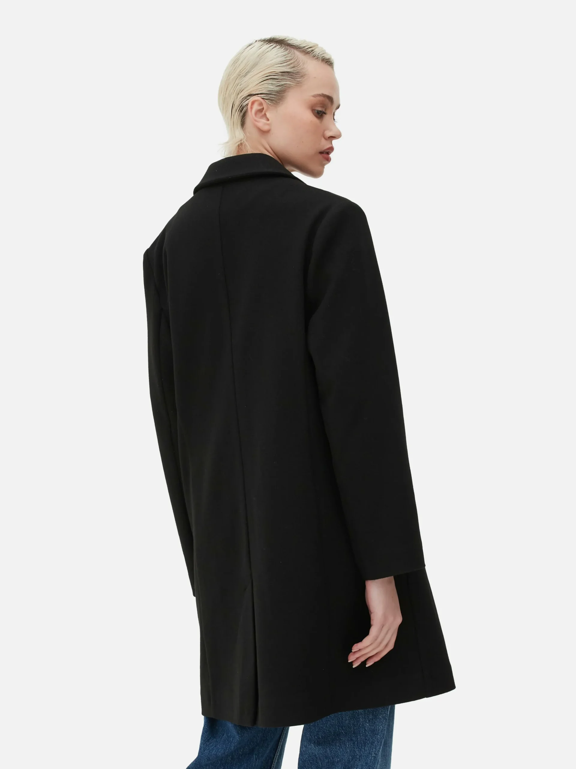 Manteau à Boutonnage Simple Classique