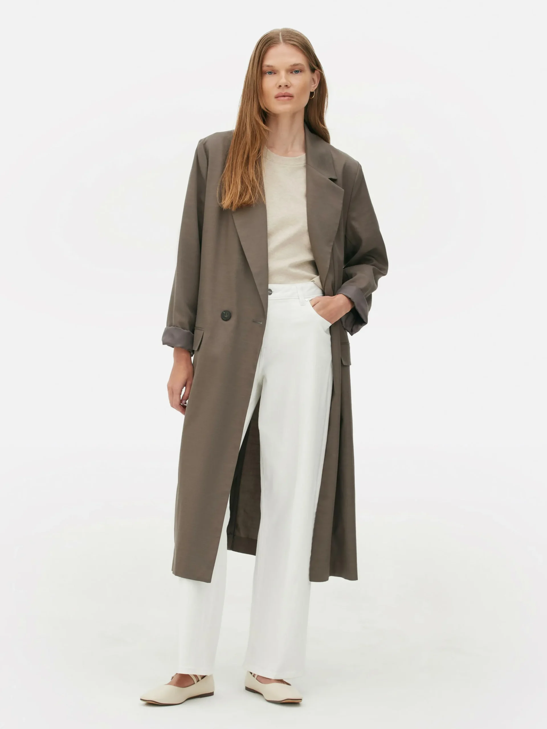 Manteau Cache-poussière à Double Boutonnage The Edit