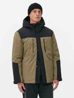 Manteau Court Color Block