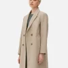 Manteau Croisé En Sergé