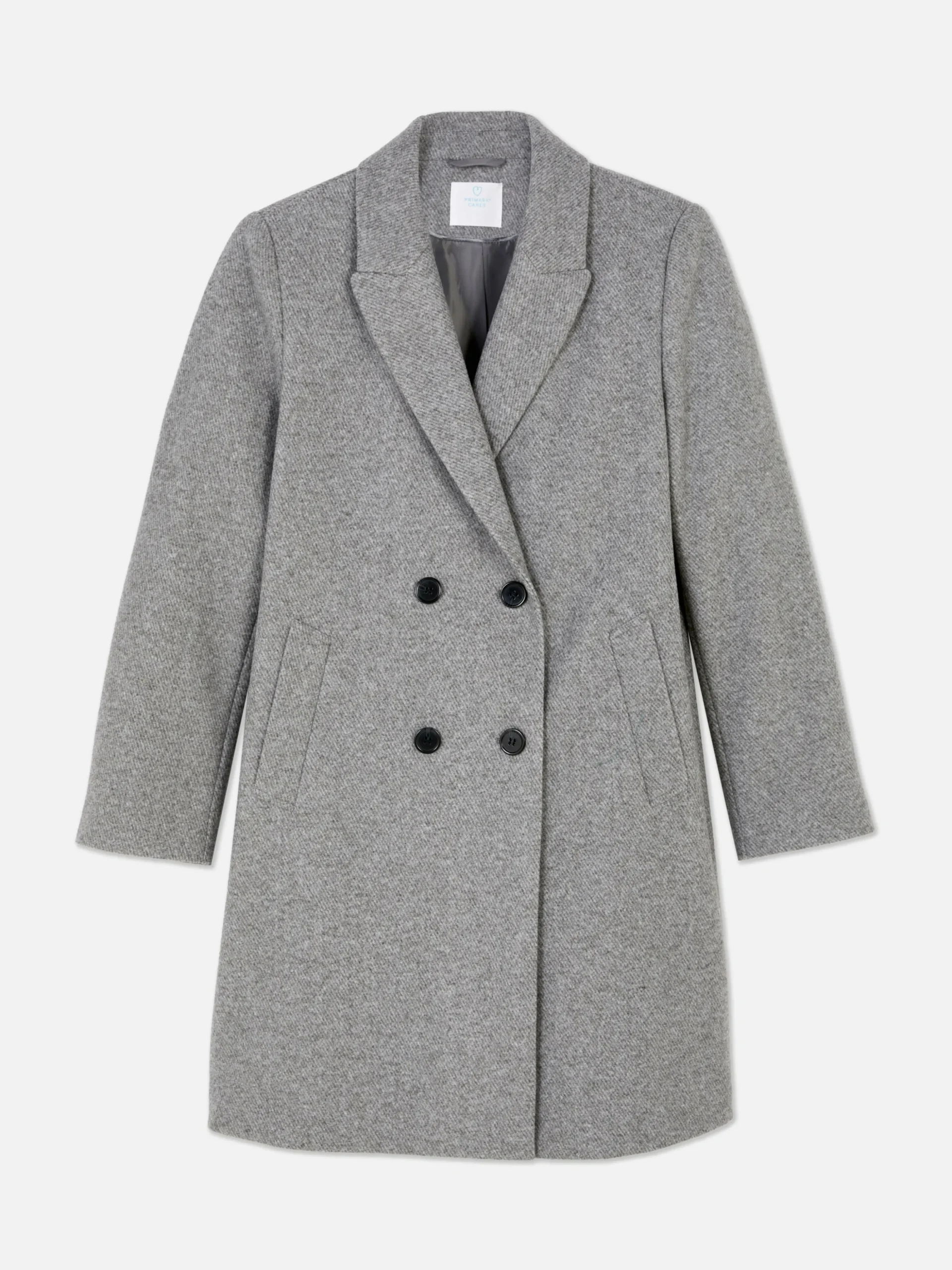 Manteau Croisé En Sergé