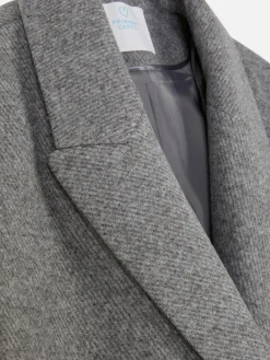 Manteau Croisé En Sergé
