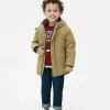 Manteau Doublé Et Duveteux à Boutons