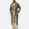Manteau-cardigan Long Tricoté