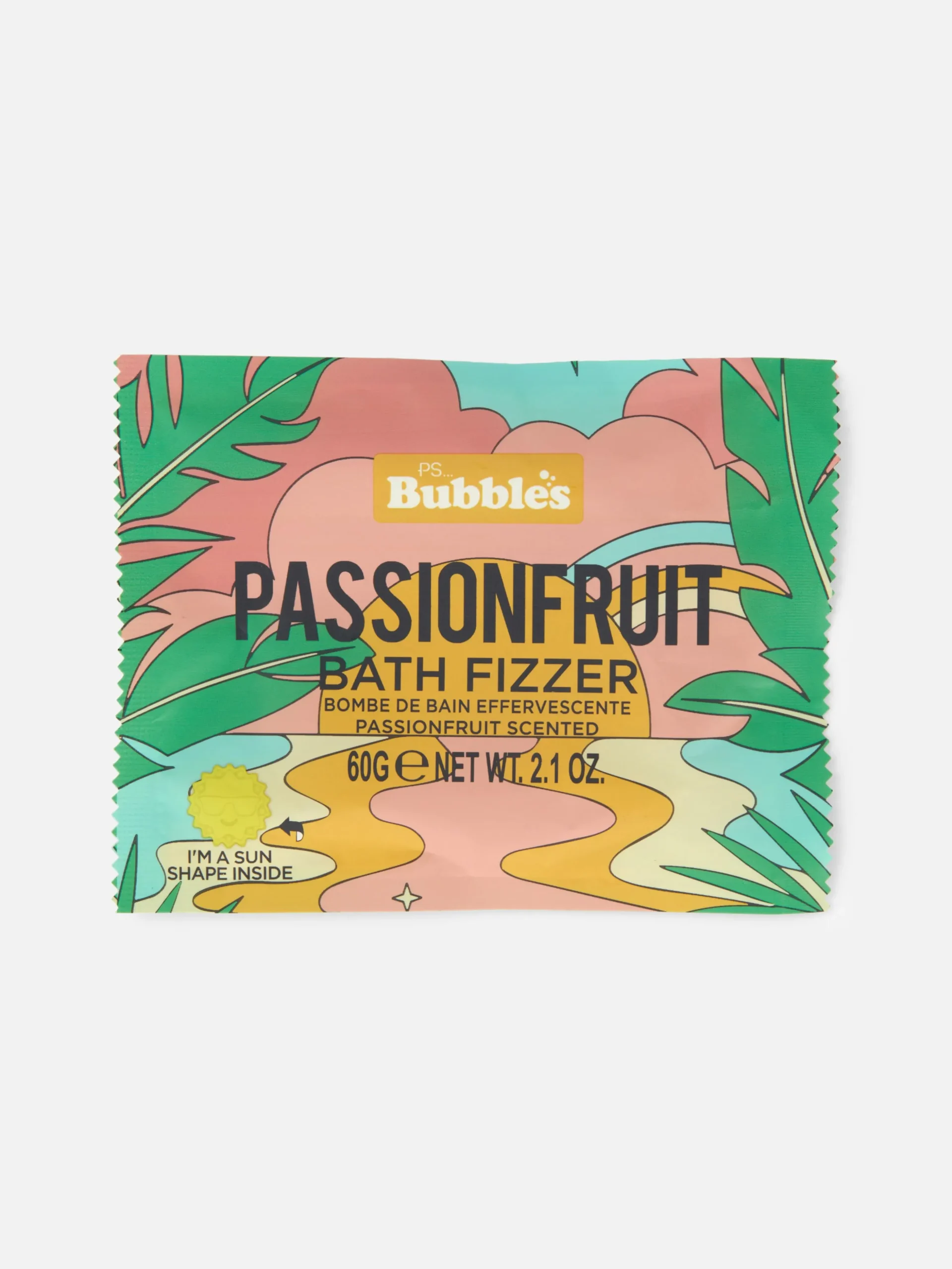 Mini Bombe De Bain Effervescente Fruit De La Passion