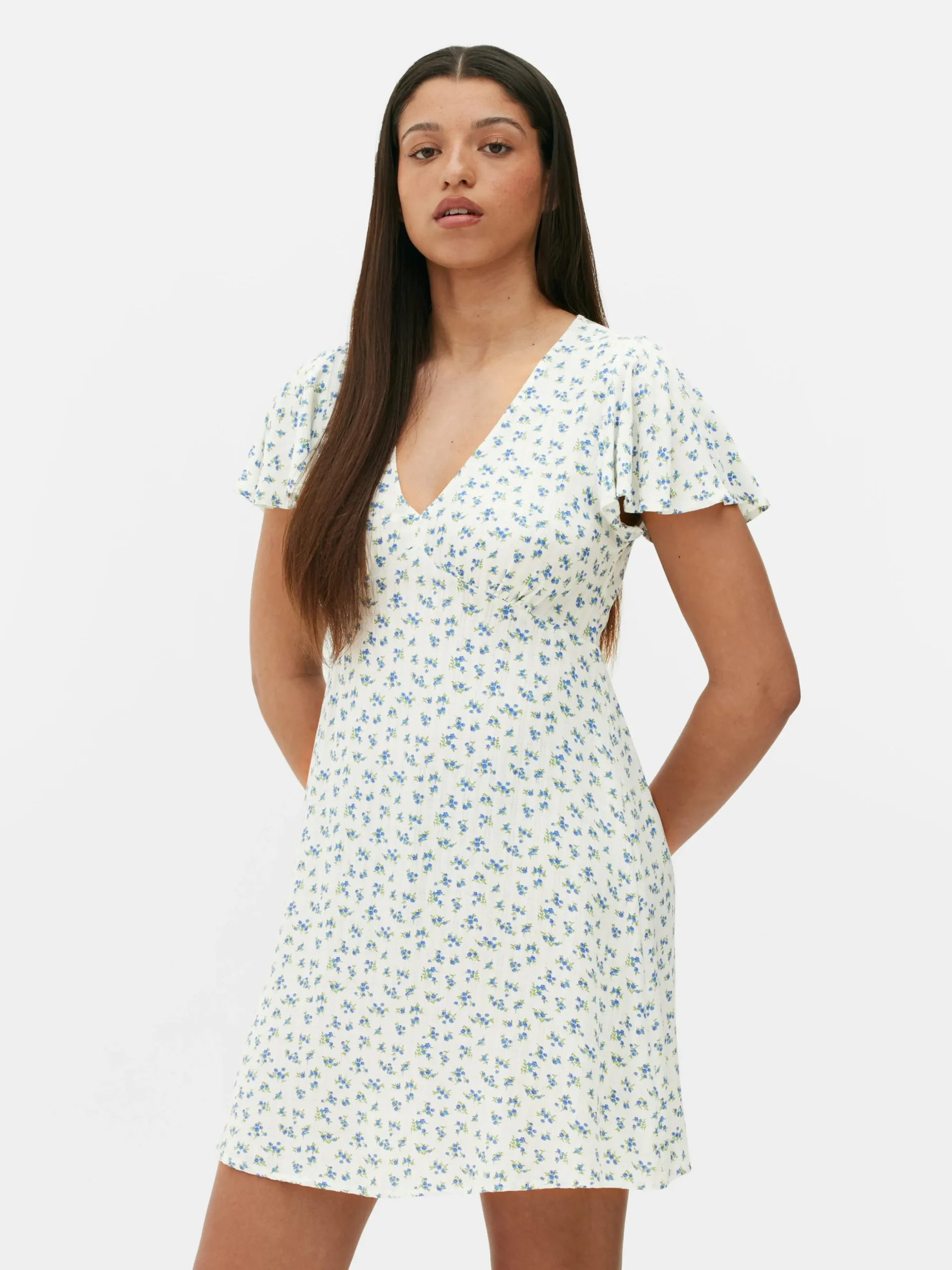Mini Robe à Manches Courtes