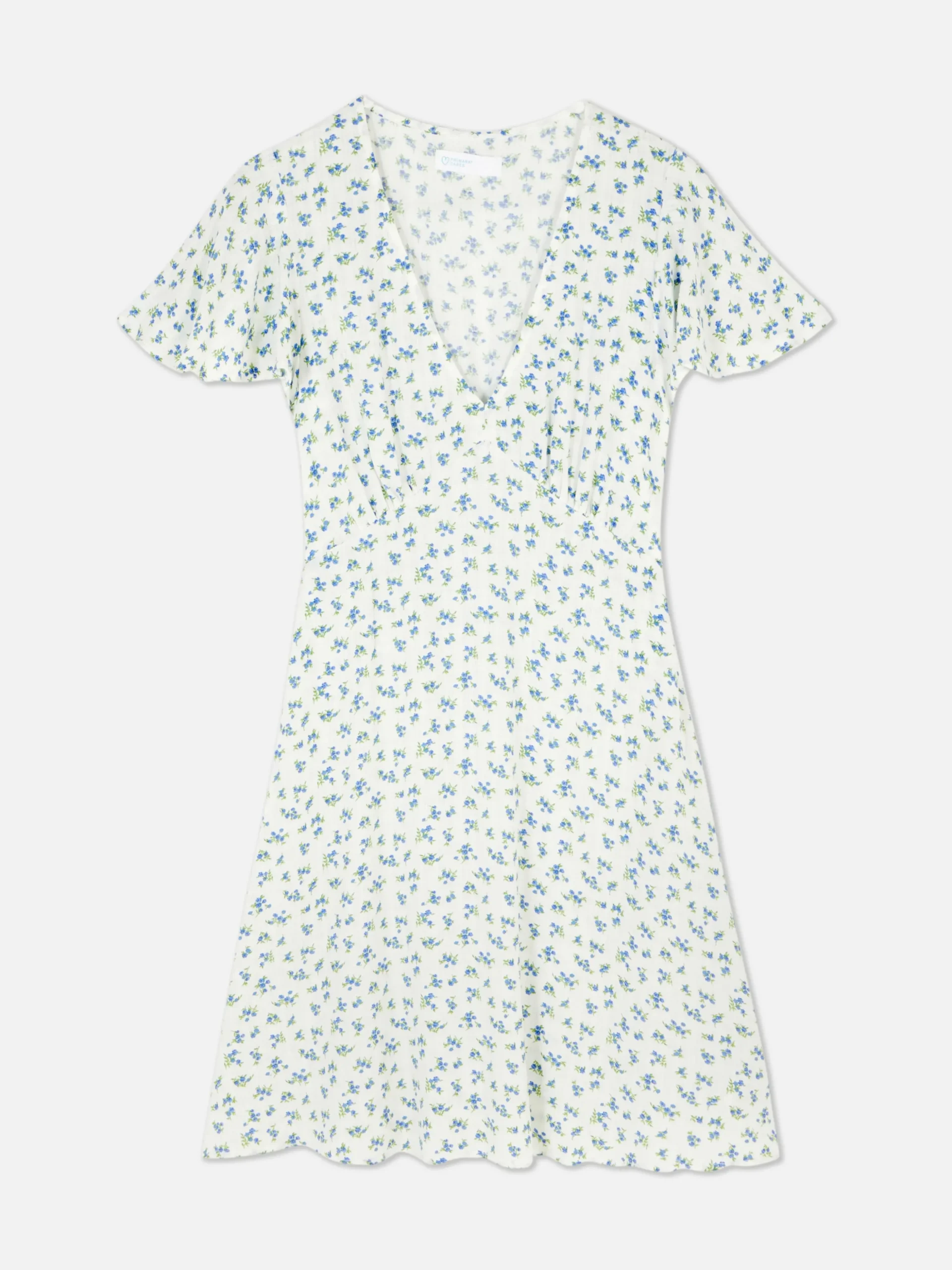 Mini Robe à Manches Courtes