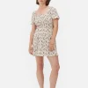 Mini Robe Froncée En Plissé