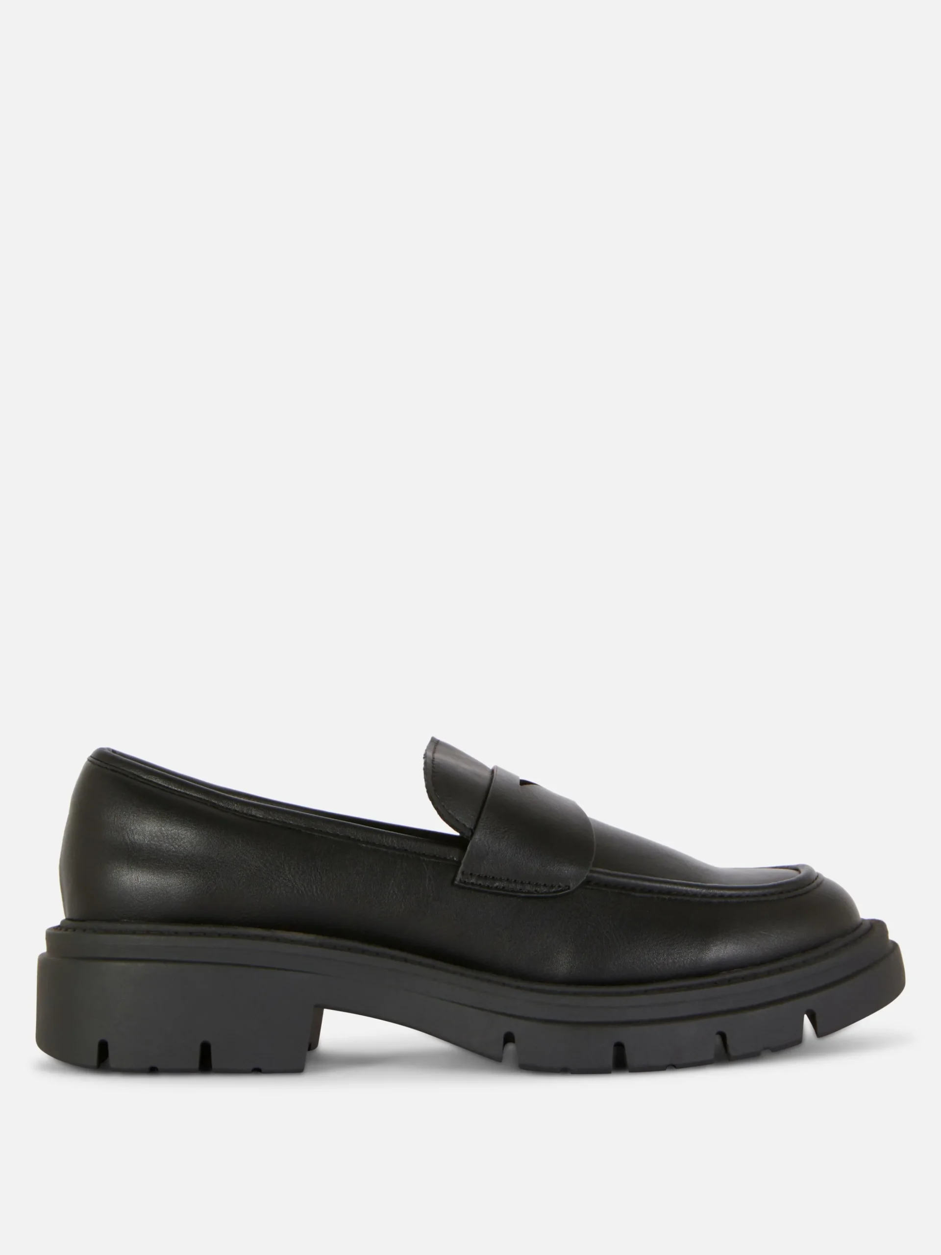 Mocassins En Simili Cuir à Semelle épaisse