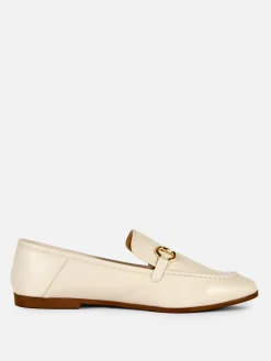 Mocassins En Simili Cuir Avec Boucle