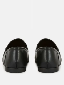 Mocassins En Simili Cuir Avec Boucle