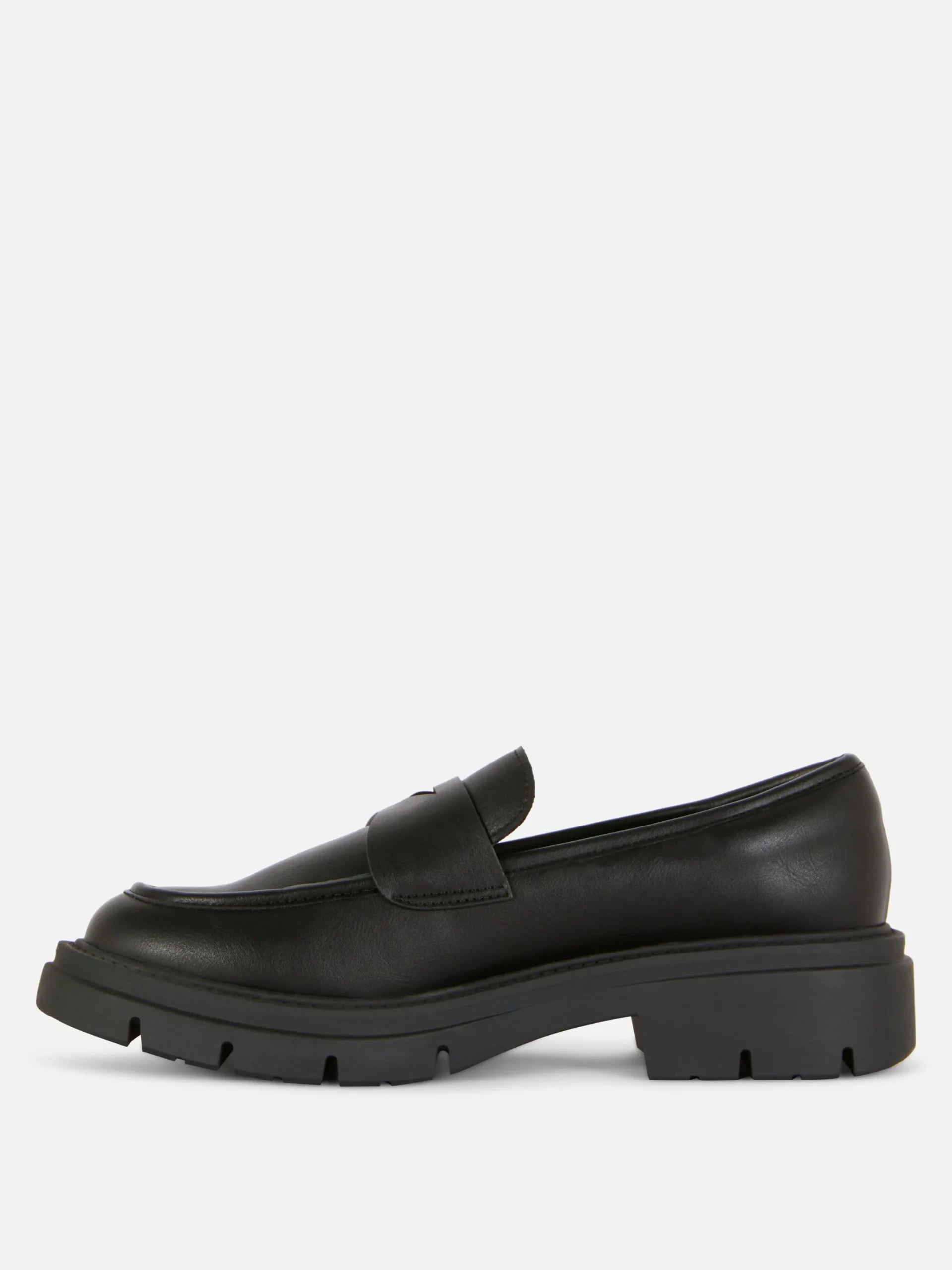 Mocassins En Simili Cuir à Semelle épaisse