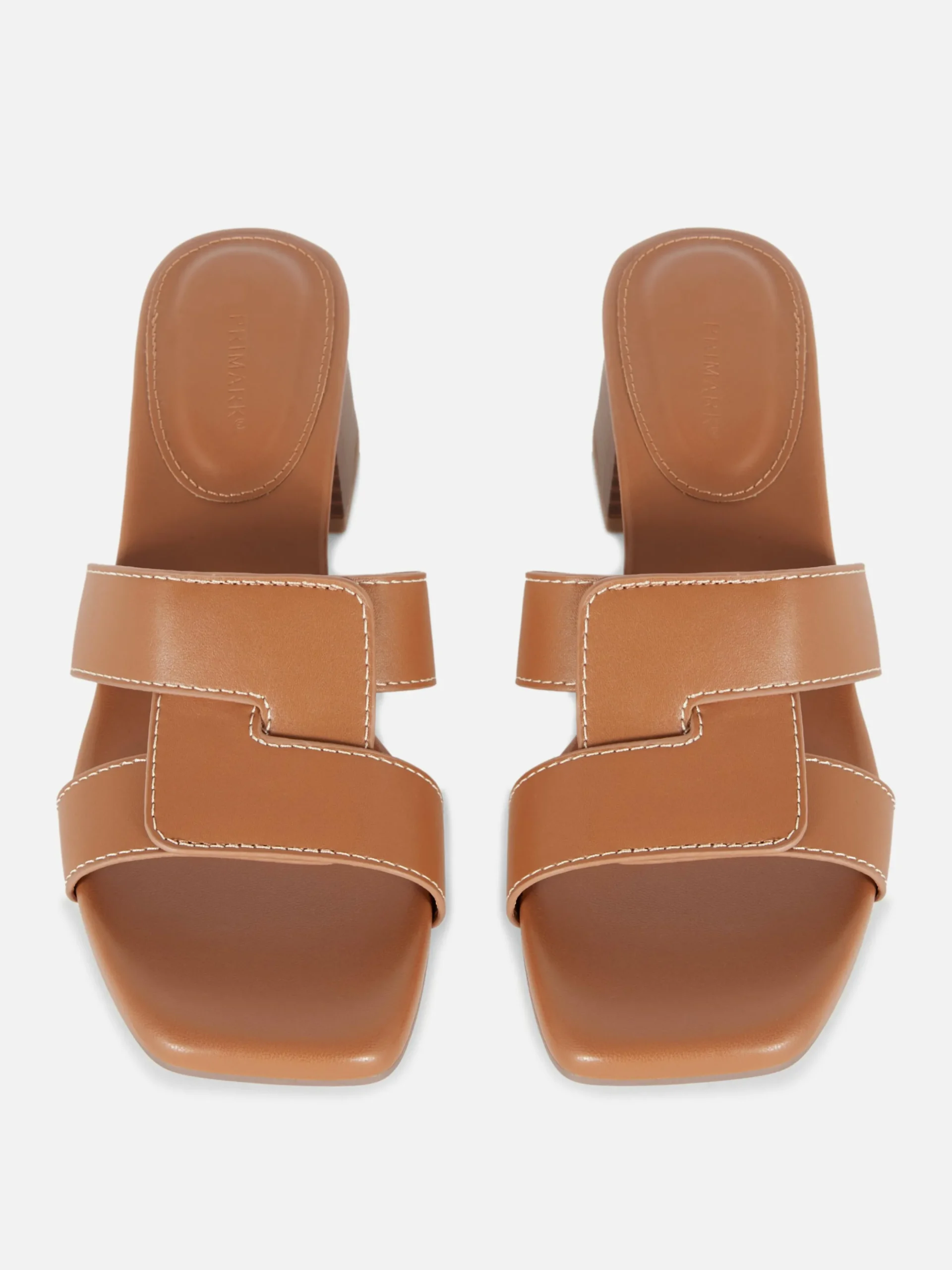 Mules à Talons Avec Bride à Maillon
