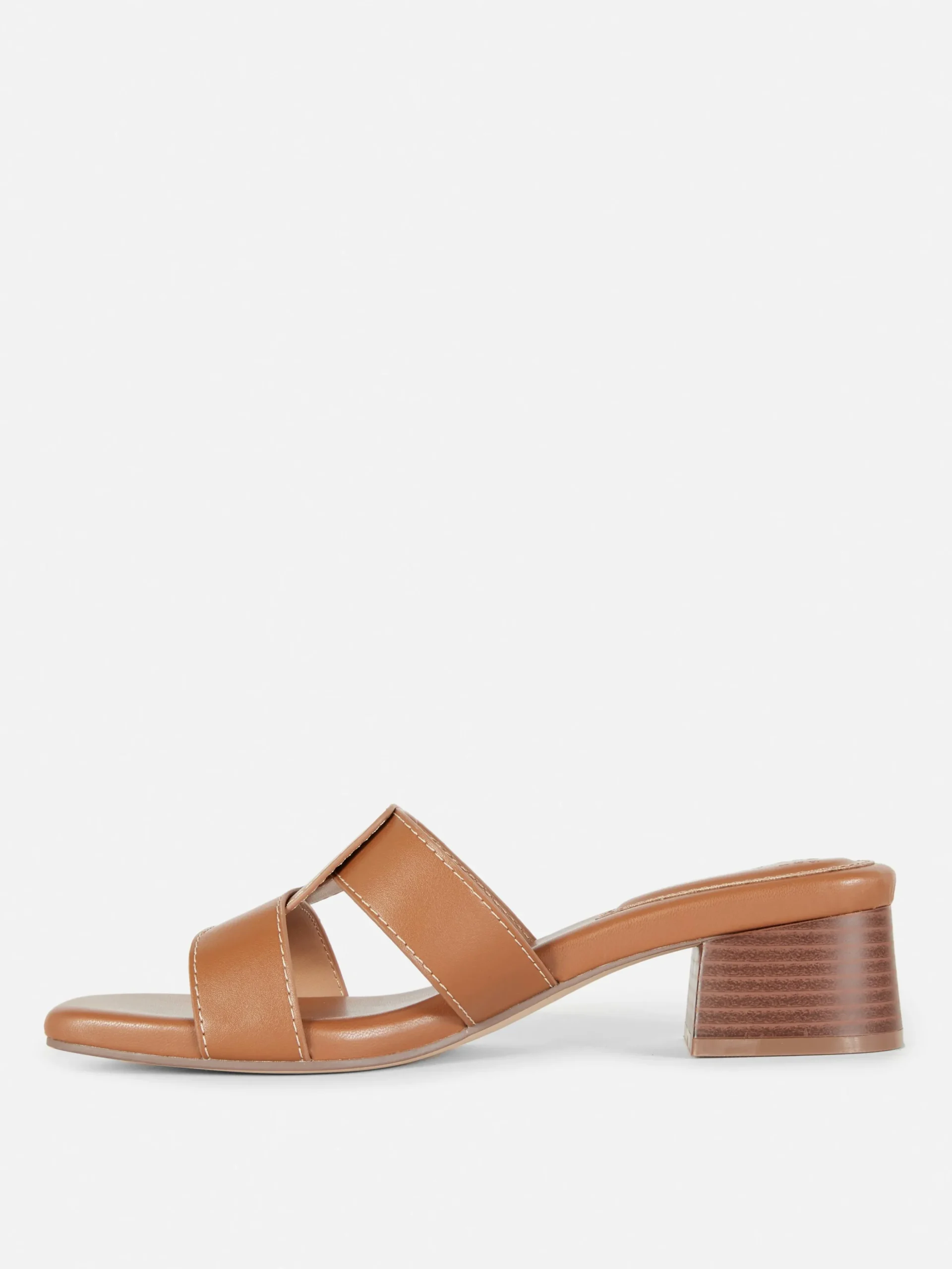Mules à Talons Avec Bride à Maillon