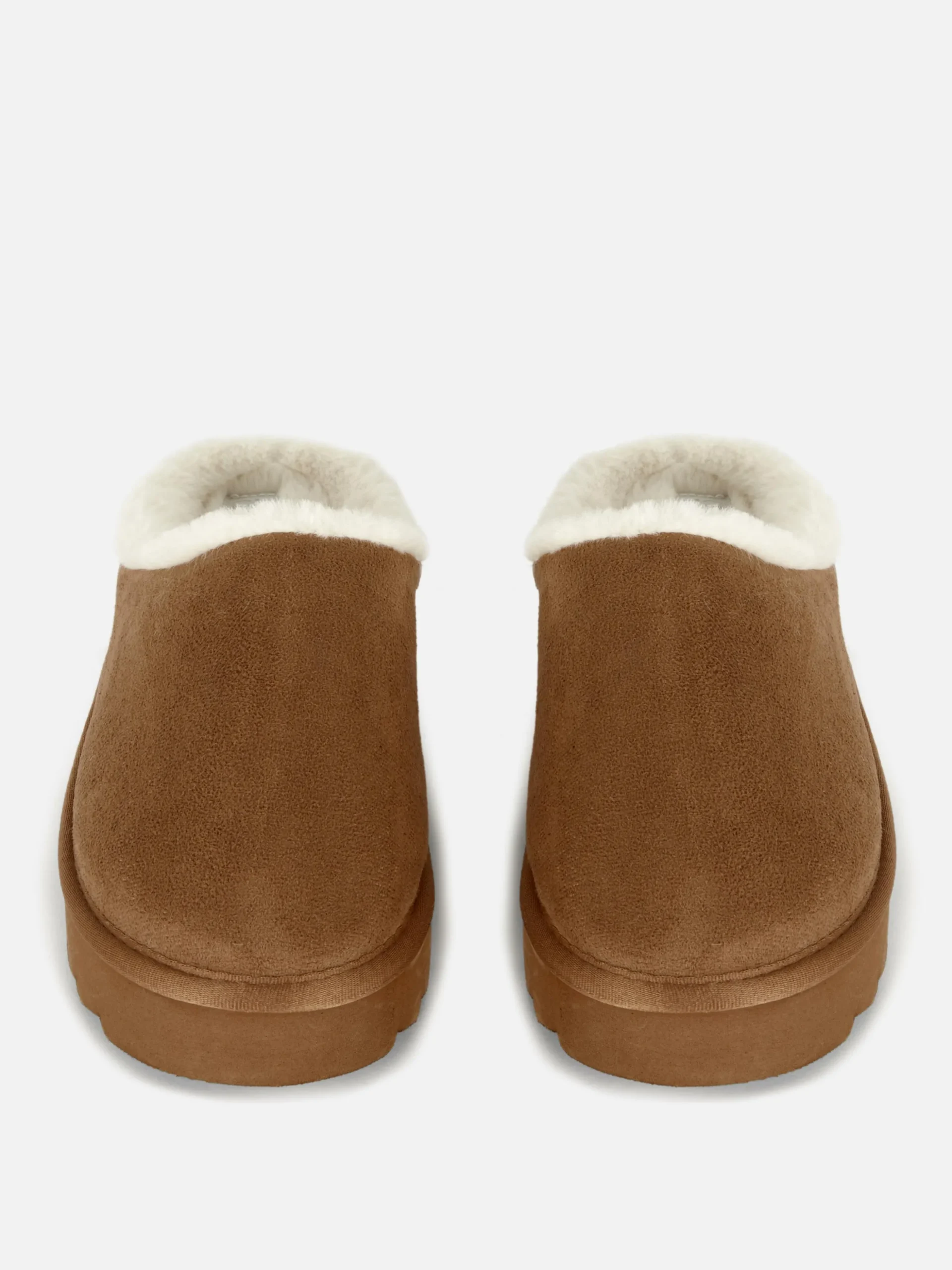Mules Doublées En Fausse Fourrure