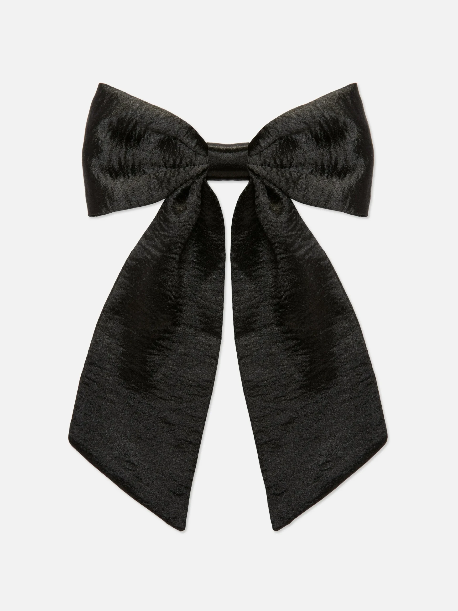 Nœud Pour Cheveux En Satin Froissé