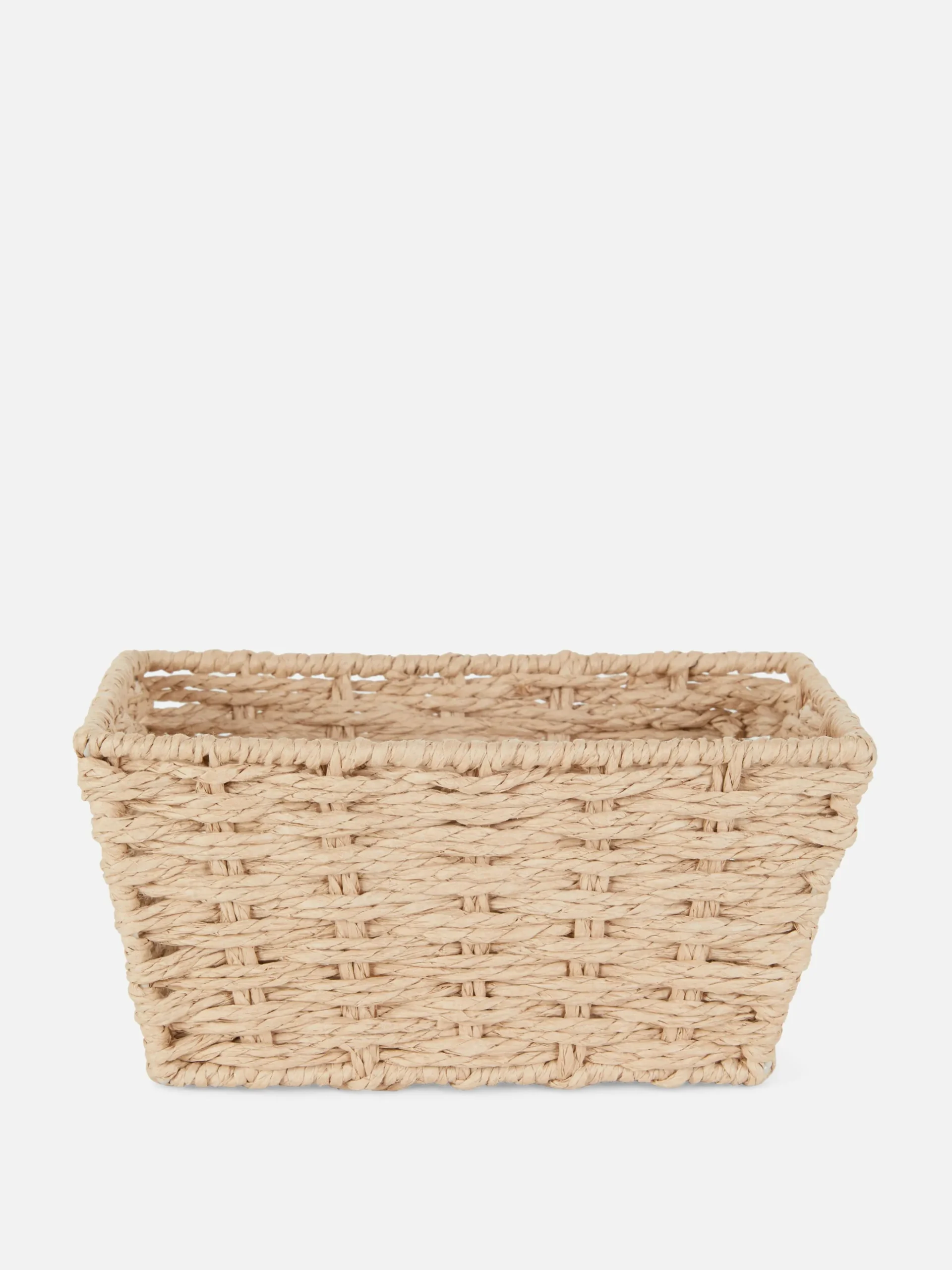 Panier Carré En Corde