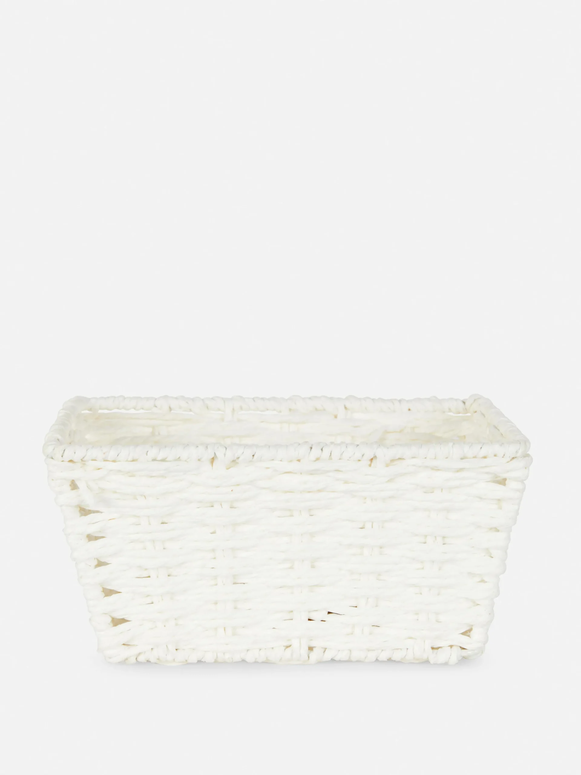 Panier Carré En Corde