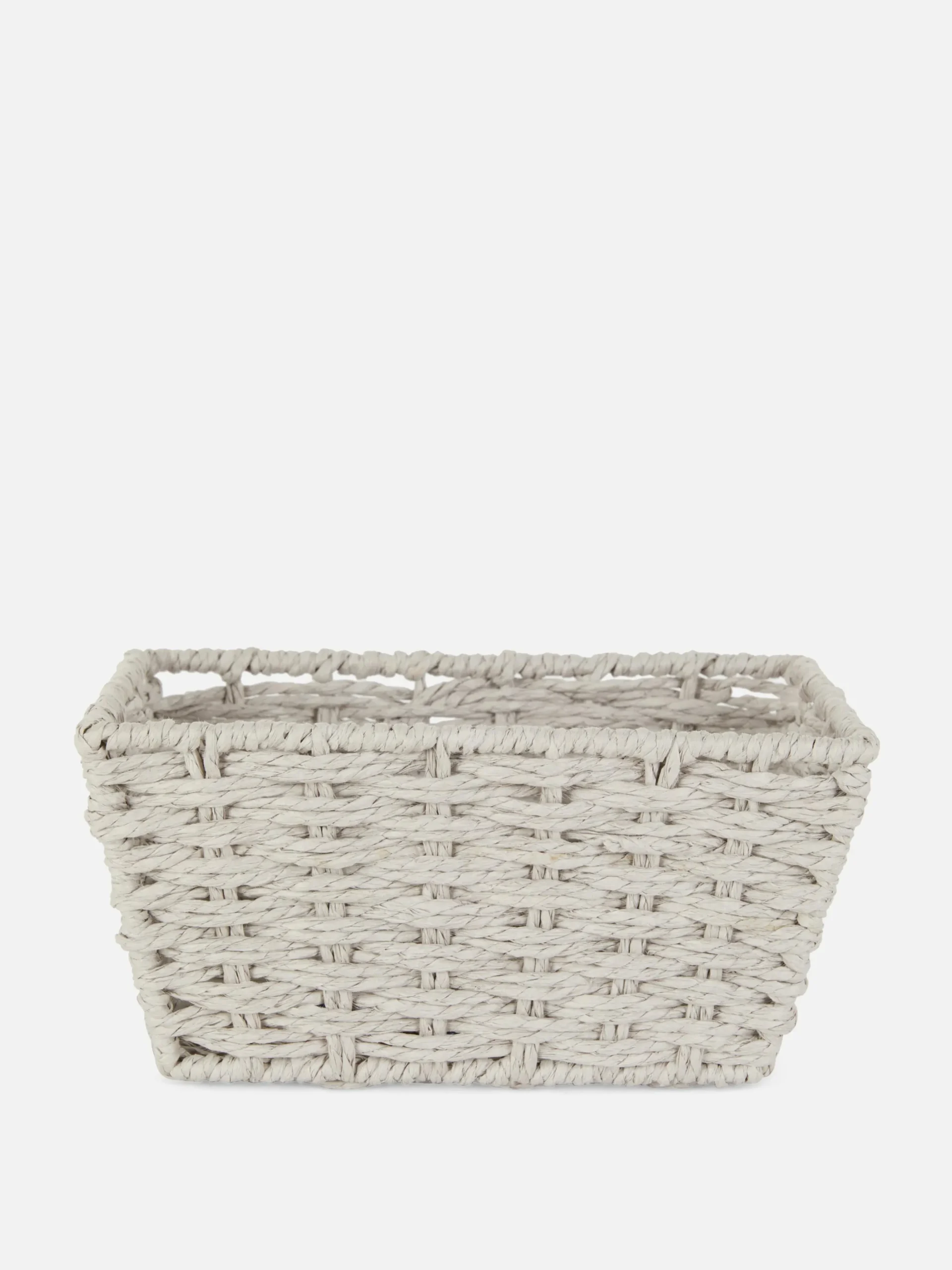 Panier Carré En Corde