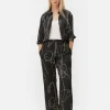 Pantalon à Fleurs En Satin à Coordonner
